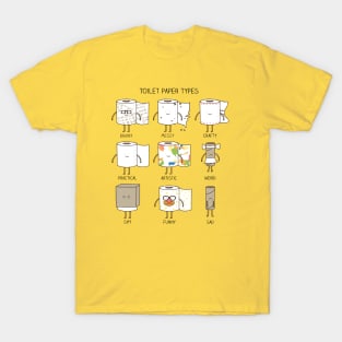 toilet paper types T-Shirt